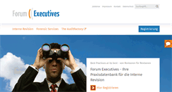 Desktop Screenshot of forum-executives.de